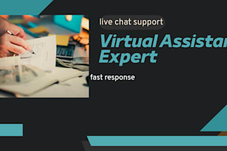 be your professional live chat support specialist