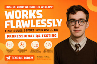 be your professional manual QA tester for your websites, app and UI QA testing