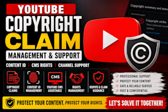 manage youtube copyright claims content id cms rights and channel support