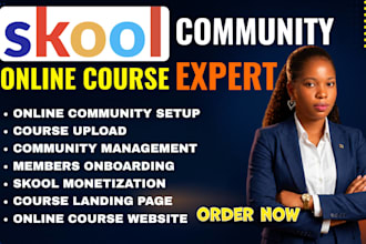 setup skool online community skool community management for coaches and creators