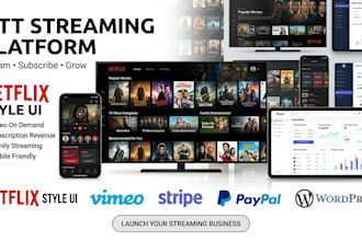 build a family streaming platform, ott app, or video on demand website