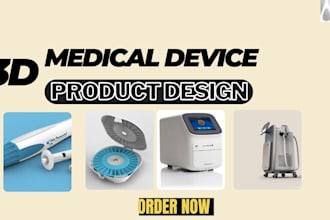 do medical device, 3d medical product prototype with precision cad modeling