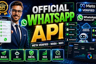 setup official whatsapp API waba, wati and whatsapp bulk messaging automation