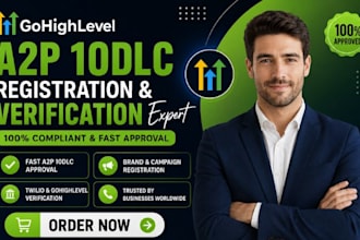 do twilio a2p 10dlc registration and gohighlevel workflow automation