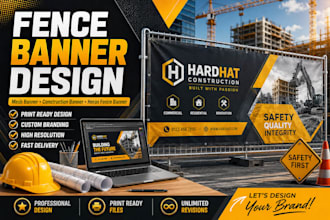 do fence design, mesh banner, construction banner, heras fence banner