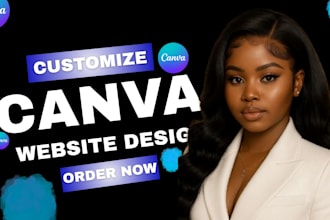 canva website design canva landing page canva website canva portfolio website