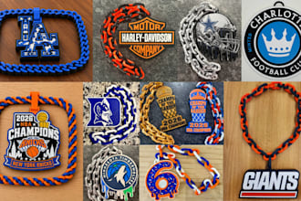 create custom 3d hypechain necklace pendant 3mf file for 3d printing in 24hrs