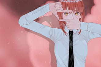 be your anime manga artist for manga page or webtoon cover art