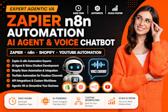 your n8n expert for complex ai workflow creation make com zapier zoho crm expert