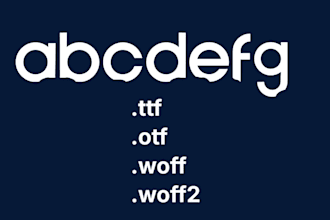 design custom fonts, handwriting fonts, logo fonts and web font