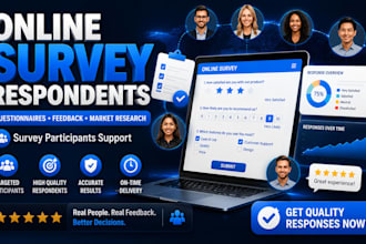 recruit survey respondents for online surveys and questionnaires