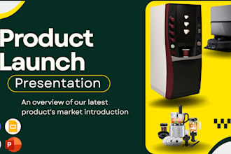 design product launch powerpoint presentation for sales and marketing agencies