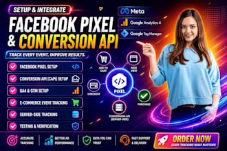 setup facebook pixel  conversion API server side tracking