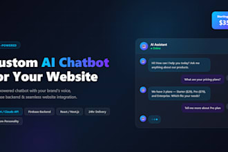 build a custom ai chatbot for your website using gpt or claude API