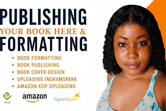 edit, format your book series with consistent KDP interior design and upload