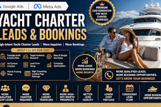 yacht charter leads boat charter marketing leads yacht booking leads google ads
