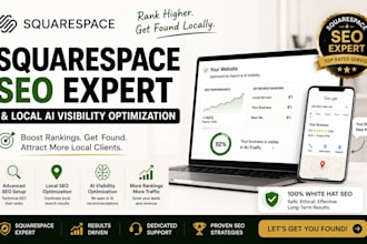 do squarespace SEO expert setup and local ai visibility optimization
