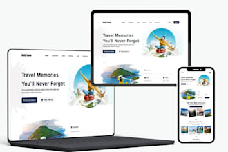 design appointment booking travel website for travel agent