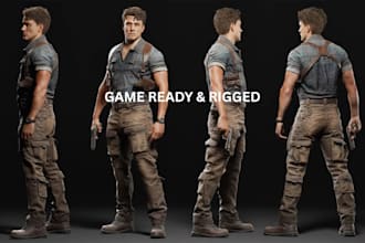 make game ready 3d character modelling and rigging for sfm
