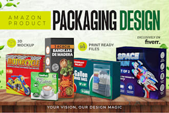 design premium packaging box design for your product