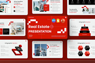design real estate pitch deck property investor, fundraising presentation