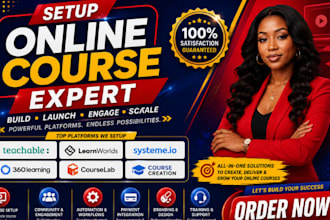 setup teachable learnworlds systeme io 360learning courselab course creation