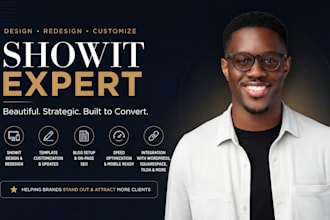 design redesign showit website showit template showit customization SEO blog
