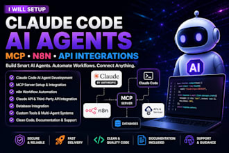 setup claude code ai agents n8n claude API integration fable 5 mcp claude cowork