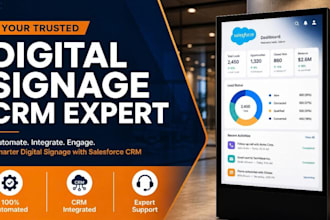 boost your sales digital signage CRM setup using yodeck optisigns screencloud