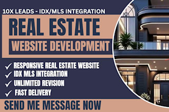 build luxury real estate website, realtor idx mls integration, wordpress website