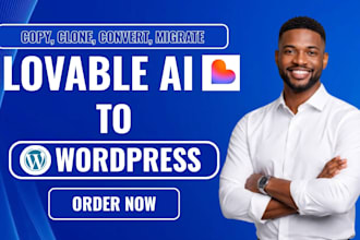 convert lovable website to wordpress elementor, lovable to wordpress, lovable ai