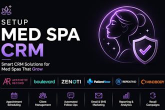 setup med spa crm aesthetic record boulevard zenoti patientnow repeatmd mindbody