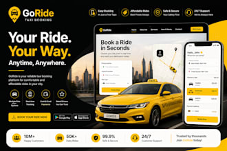 design taxi booking website limousine website and chauffeur website on wordpress