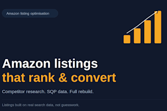 optimise your amazon listing for SEO