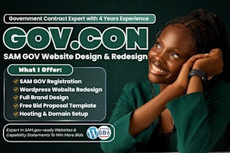 design government contract website, to win contract on sam gov, bid proposal