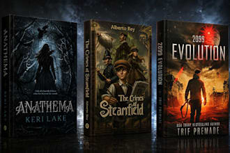 design fantasy book cover print cover sci fi cover science fiction amazon kdp