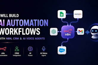 build claw n8n ai automation ai voice agent and crm workflow