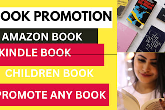 do book promotion, book marketing and amazon KDP promotion