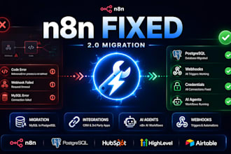 fix n8n 20 migration n8n ai agent n8n automation n8n workflow crm self hosting