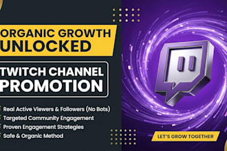 promote twitch channel, boost twitch live viewers