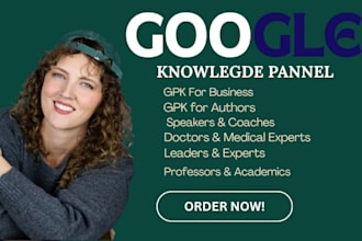 create verified google knowledge panel for business and individual person