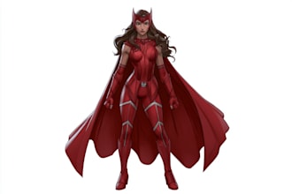 superhero character for comics
