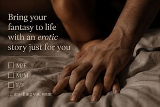 write all your kinkiest fantasies