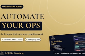 build an ai workflow agent to automate your business operations