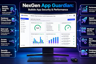 audit bubble io web app security privacy rules and fix database privacy rules