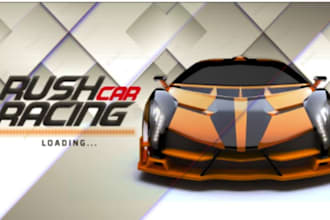 develop cars racing game for PC, steam, android and IOS in unity 3d