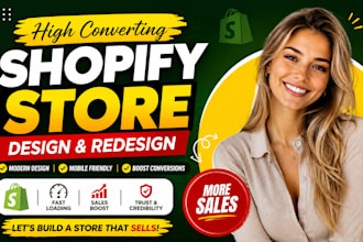 build shopify store design, shopify website redesign and shopify seo