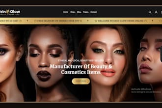 skincare shopify store skincare website beauty website skincare beauty store