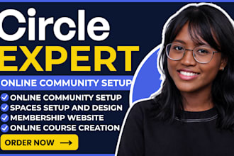 setup circle so online course circle so community circle so membership website