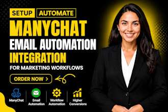 set up manychat email automation integration for marketing workflows